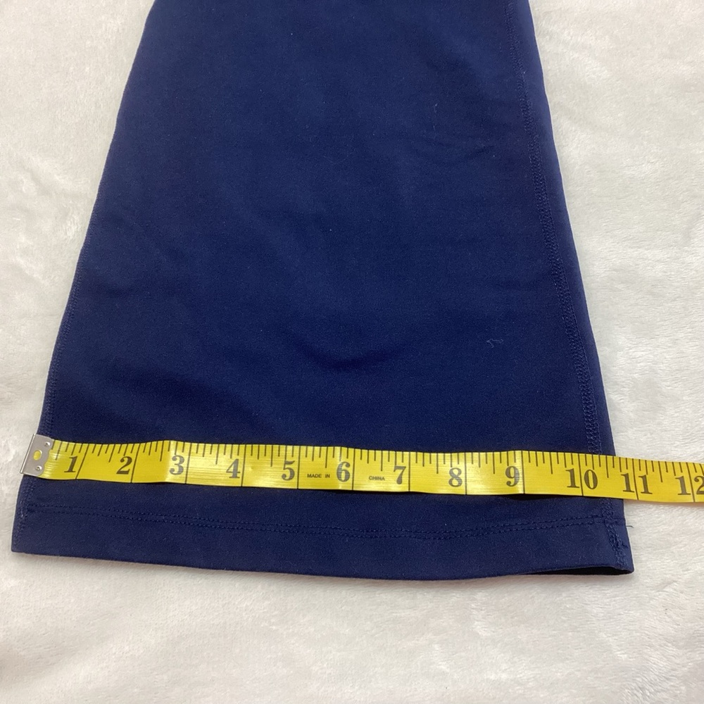 Lands' End Women's Active Pants Size XL/18 Blue Flare Leg Activewear VGUC - Picture 10 of 12